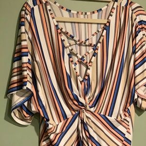 Reversible Patterned Blouse